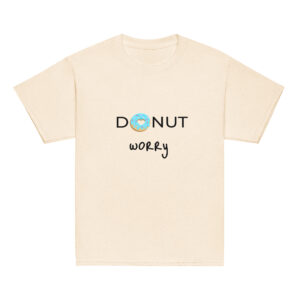 Kinder-T-Shirt “Donut worry”