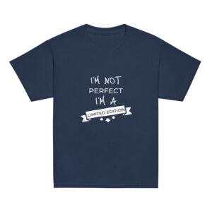 Kinder-T-Shirt “I’m not perfect, I’m a limited edition”